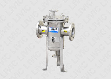 Industrial Inline Water Strainer Filter SFS Series With Single Basket Configuration